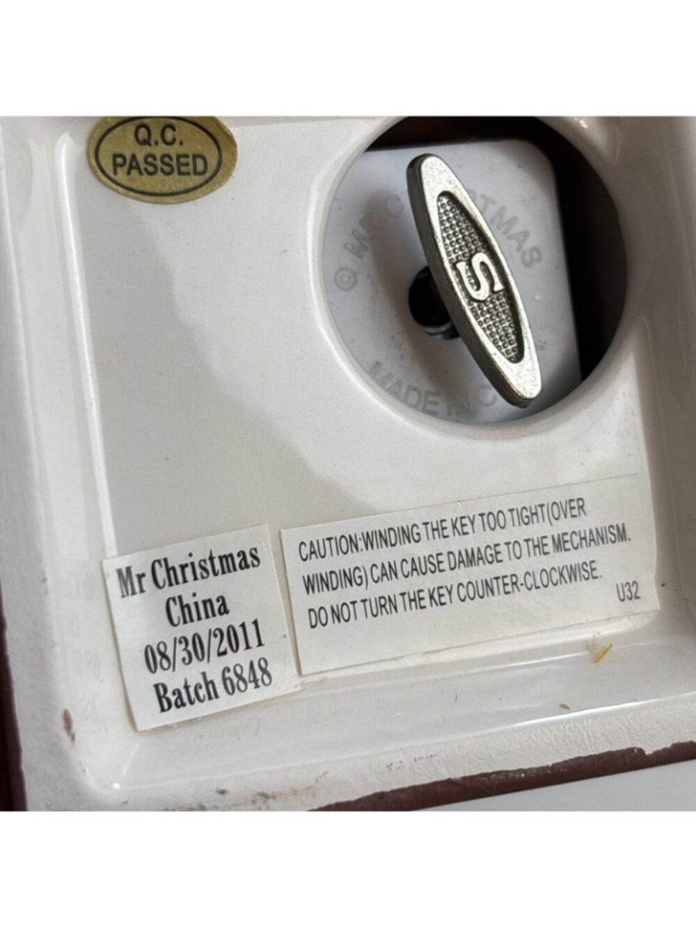 Set of 5 Mr. Christmas Ornaments Hinged Musical Boxes with Animated Carousels - Picture 8 of 8